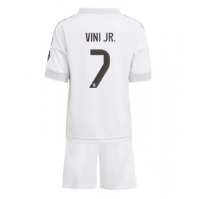Baby Fußballbekleidung Real Madrid Vinicius Junior #7 Heimtrikot 2025-26 Kurzarm (+ kurze hosen)